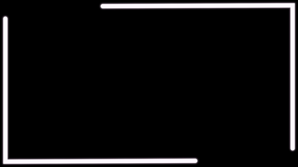 【動画素材】光る線フレーム -Glowing line frame-