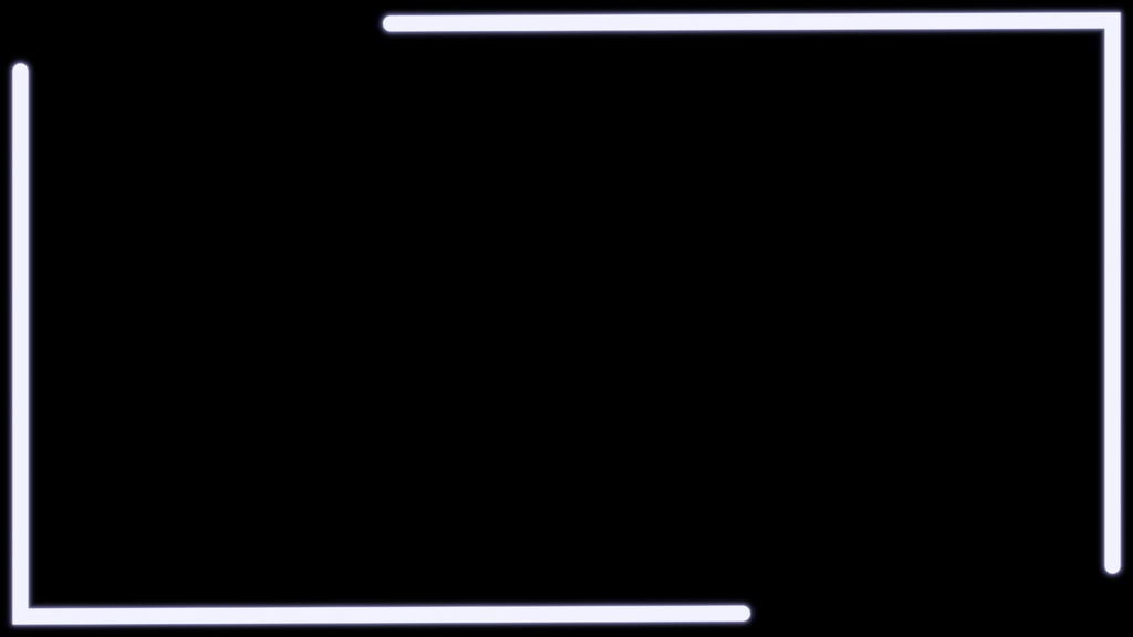 【動画素材】光る線フレーム -Glowing line frame-