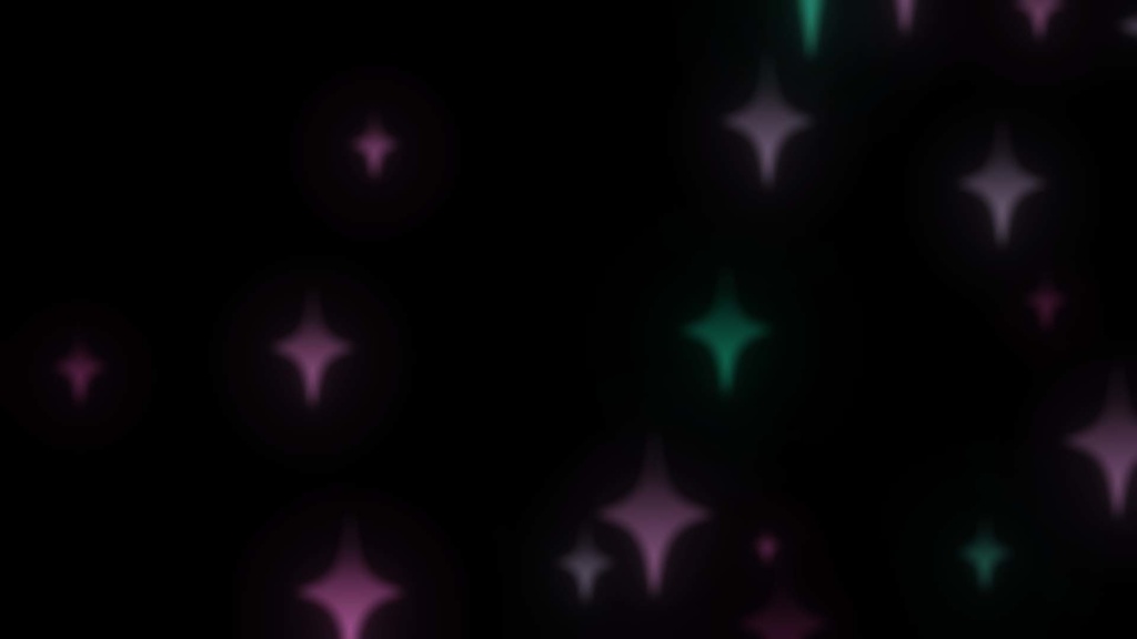 【動画・配信素材】キラキラパーティクル『大』10種セット(ループ可)-Twinkling Star Big Particles 10 types set-