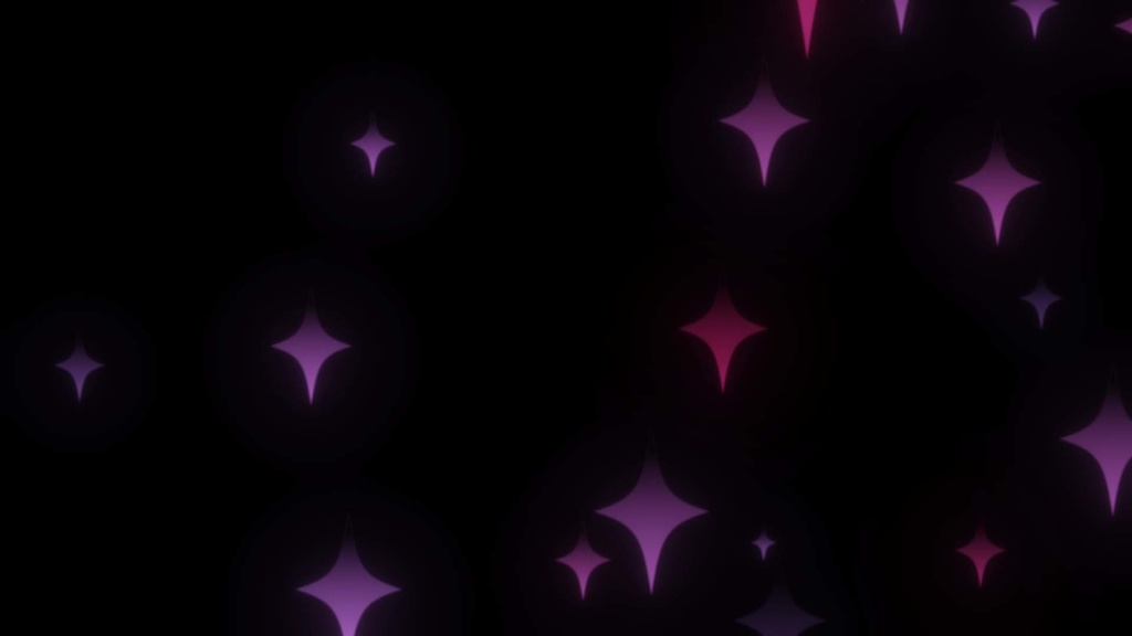 【動画・配信素材】キラキラパーティクル『大』10種セット(ループ可)-Twinkling Star Big Particles 10 types set-