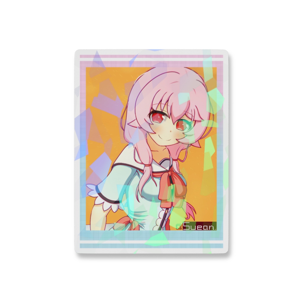 2025生誕記念イラスト キラキラステッカーver