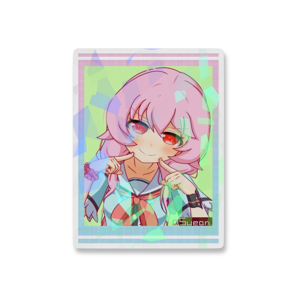 うちの子 キラキラステッカーver