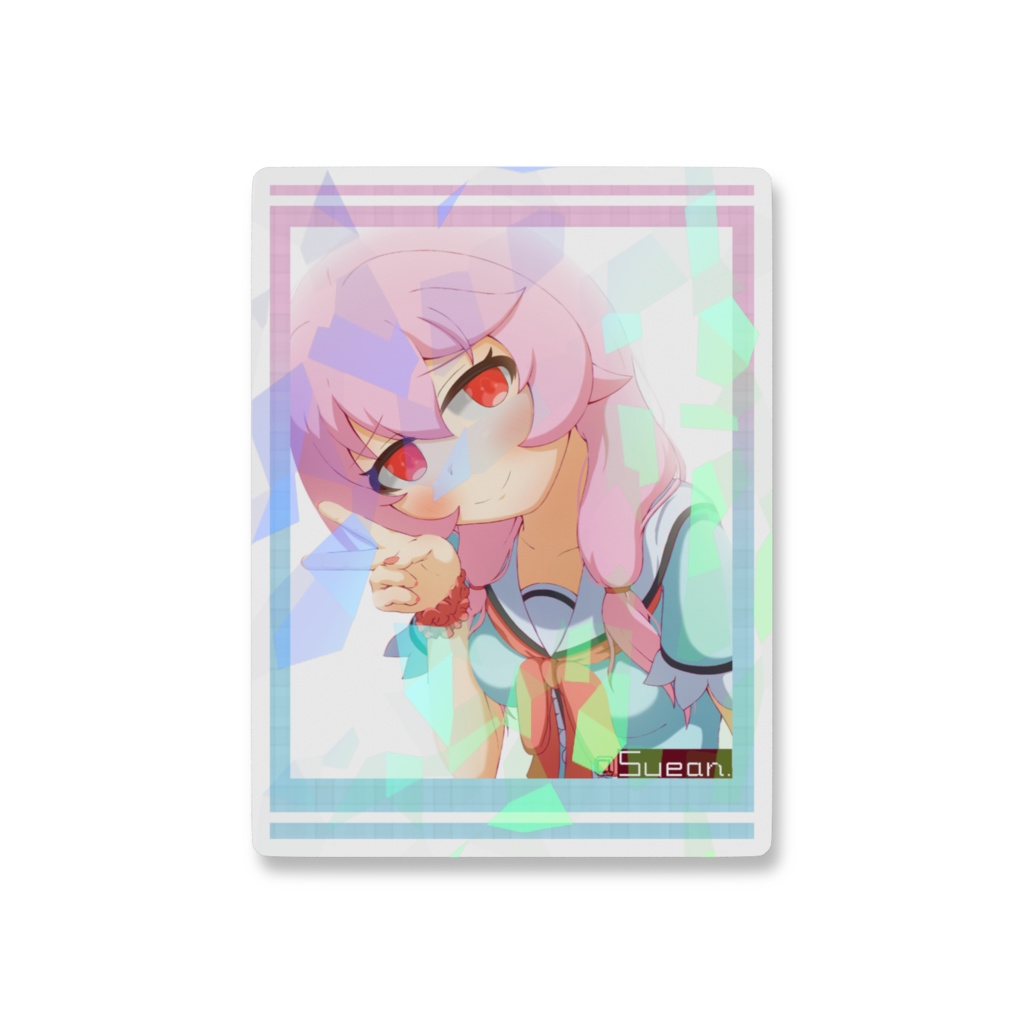 peace キラキラステッカーver