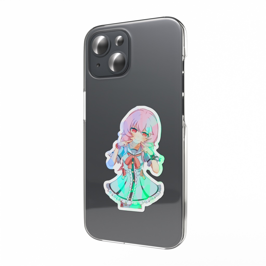 うちの子　ダイカットキラキラステッカーver