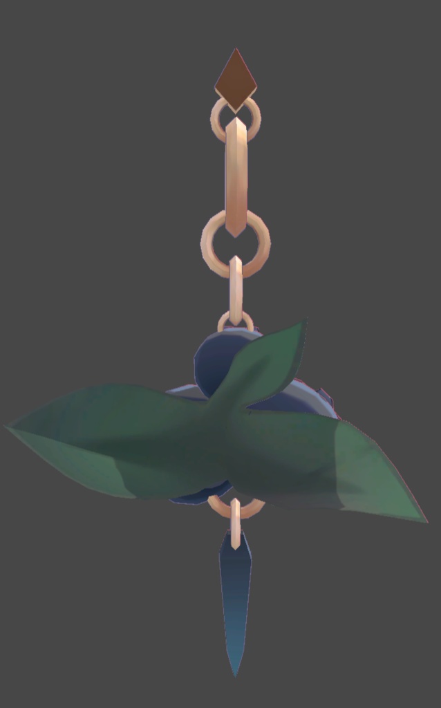 ブルーベリーの耳飾り