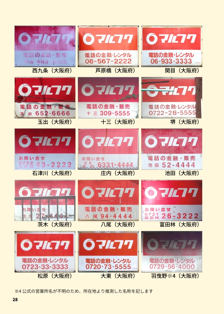 紅白看板マルわかり図鑑