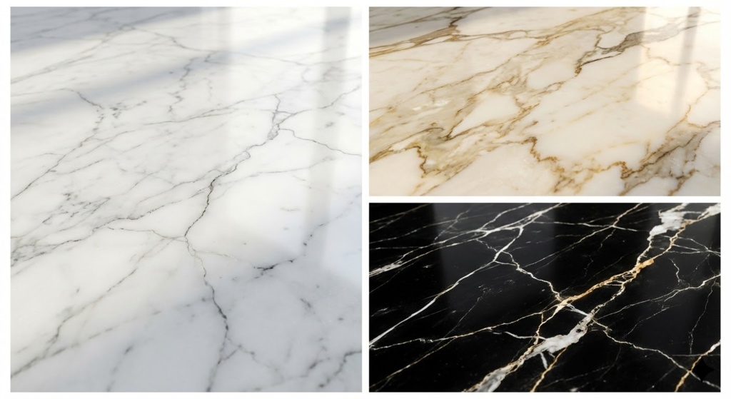 大理石テクスチャ素材 3枚