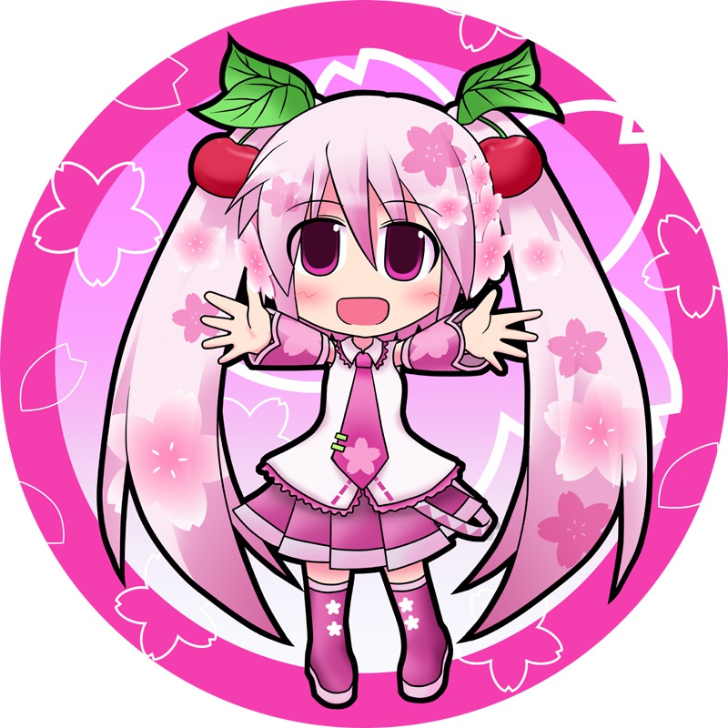 ボーカロイド44㎜缶バッチ初音ミクTYPEA