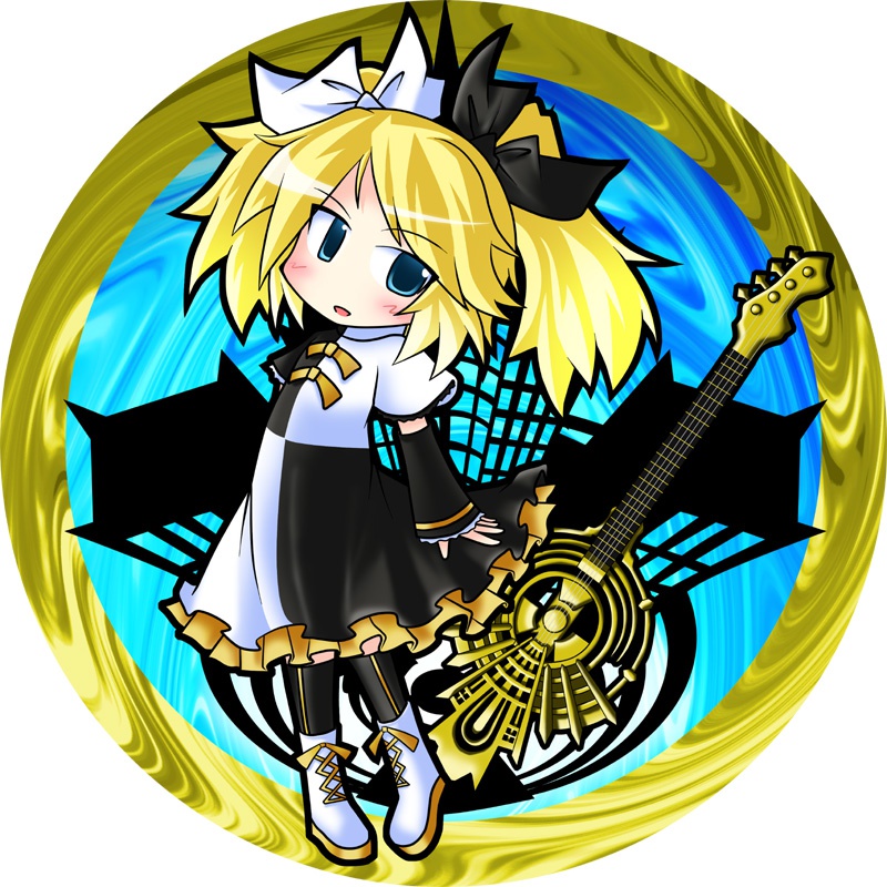 ボーカロイド44㎜缶バッチ鏡音リン