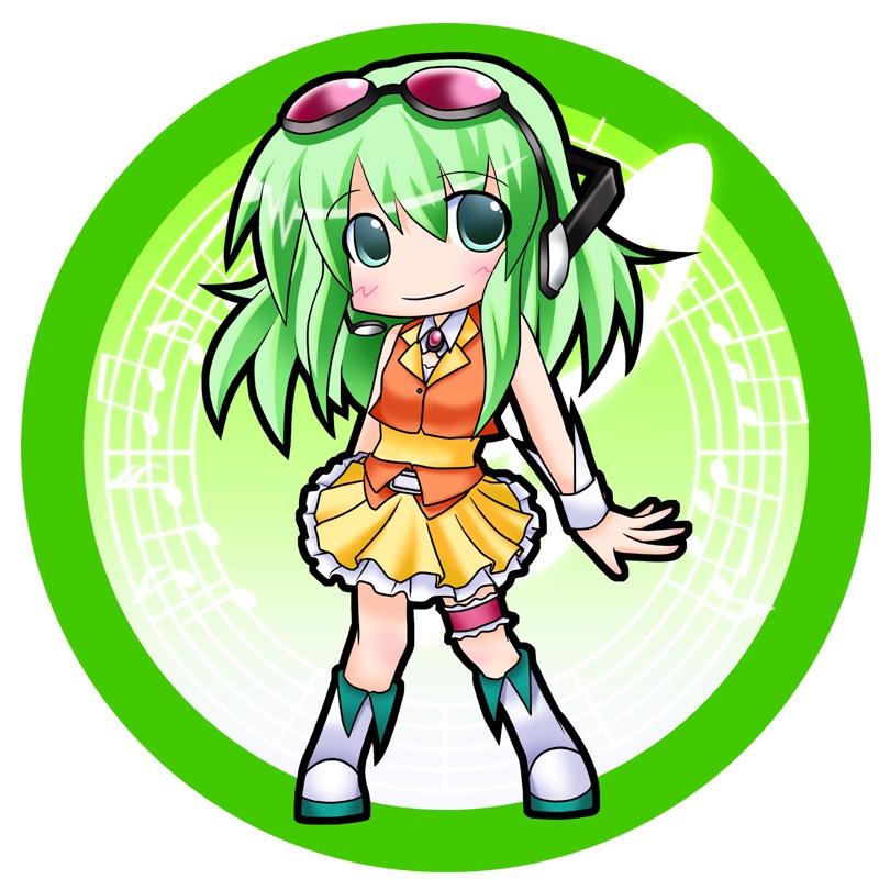 ボーカロイド44mm缶バッチGUMI