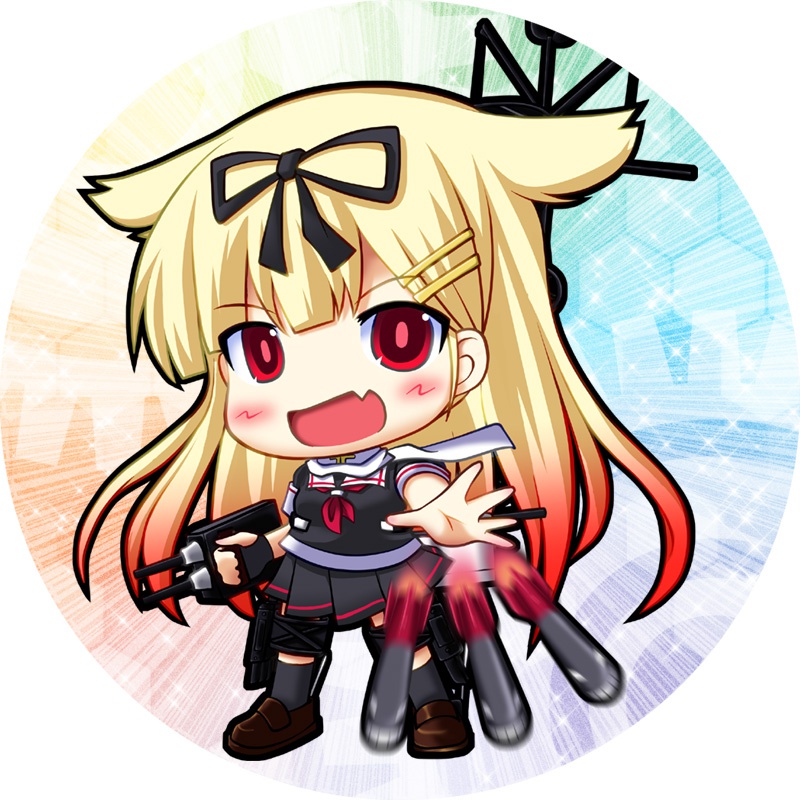 艦これ76㎜缶バッチ