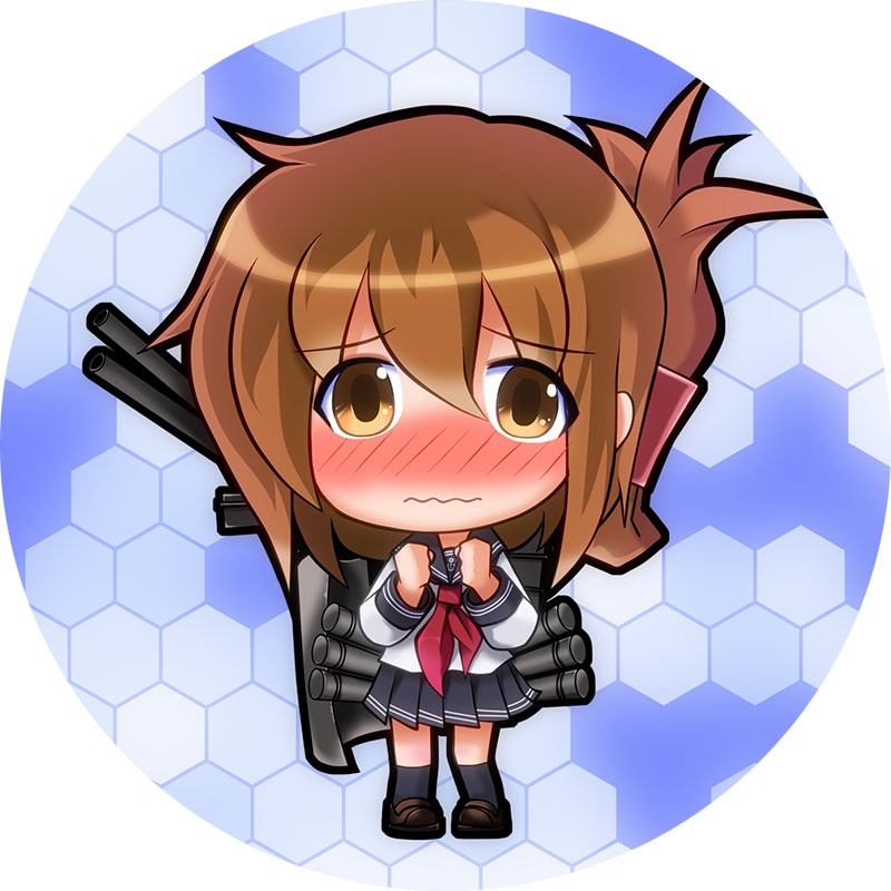 艦これ76㎜缶バッチ