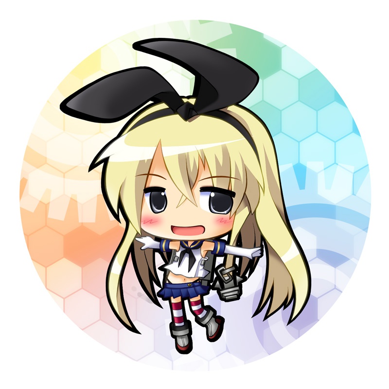 艦これ76㎜缶バッチ