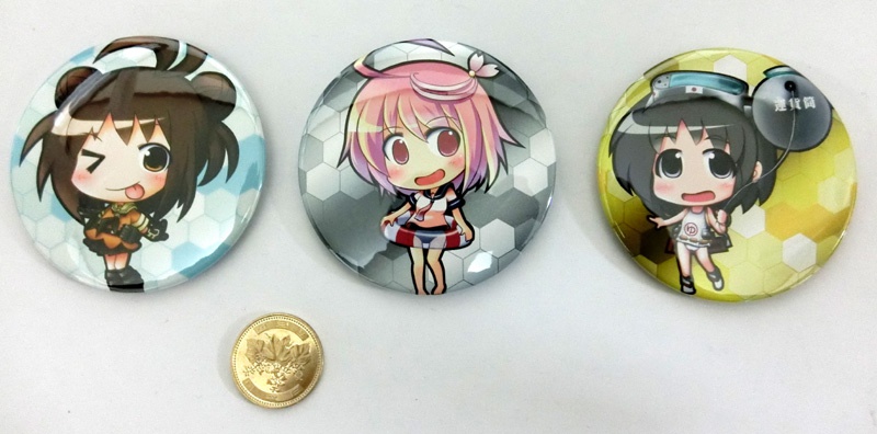 艦これ76㎜缶バッチ