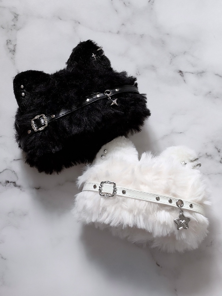 ✧ fluffy catear beanie 