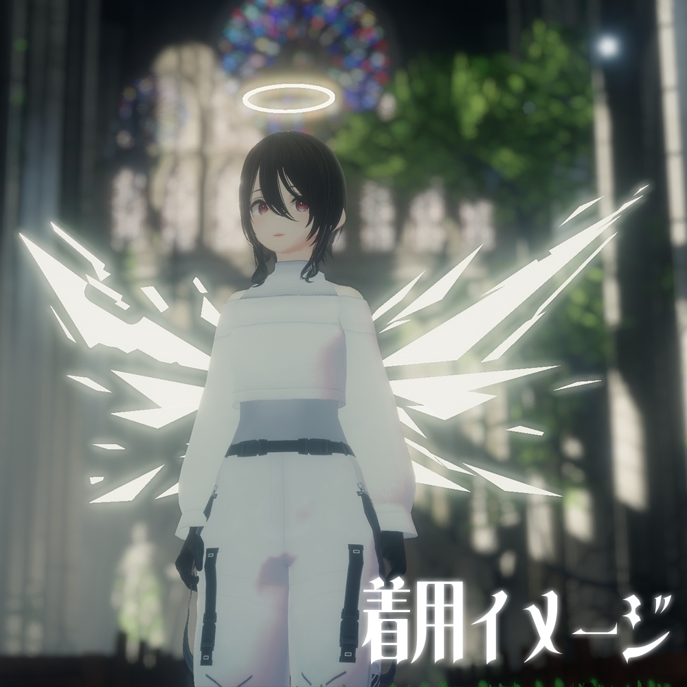 【Arknights】サンクタ人なりきりセット(ヘイロー・翼)【無料/FREE】