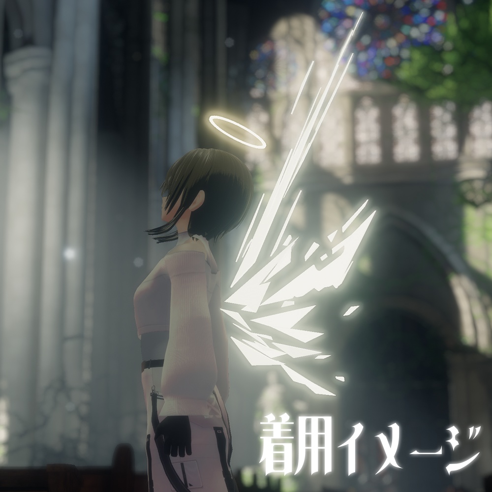 【Arknights】サンクタ人なりきりセット(ヘイロー・翼)【無料/FREE】