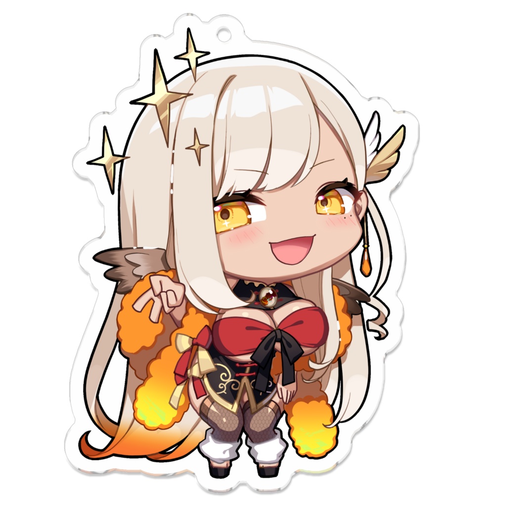 【アクリルキーホルダー】火蛋やまぶき公式ミニキャラ【通常版】