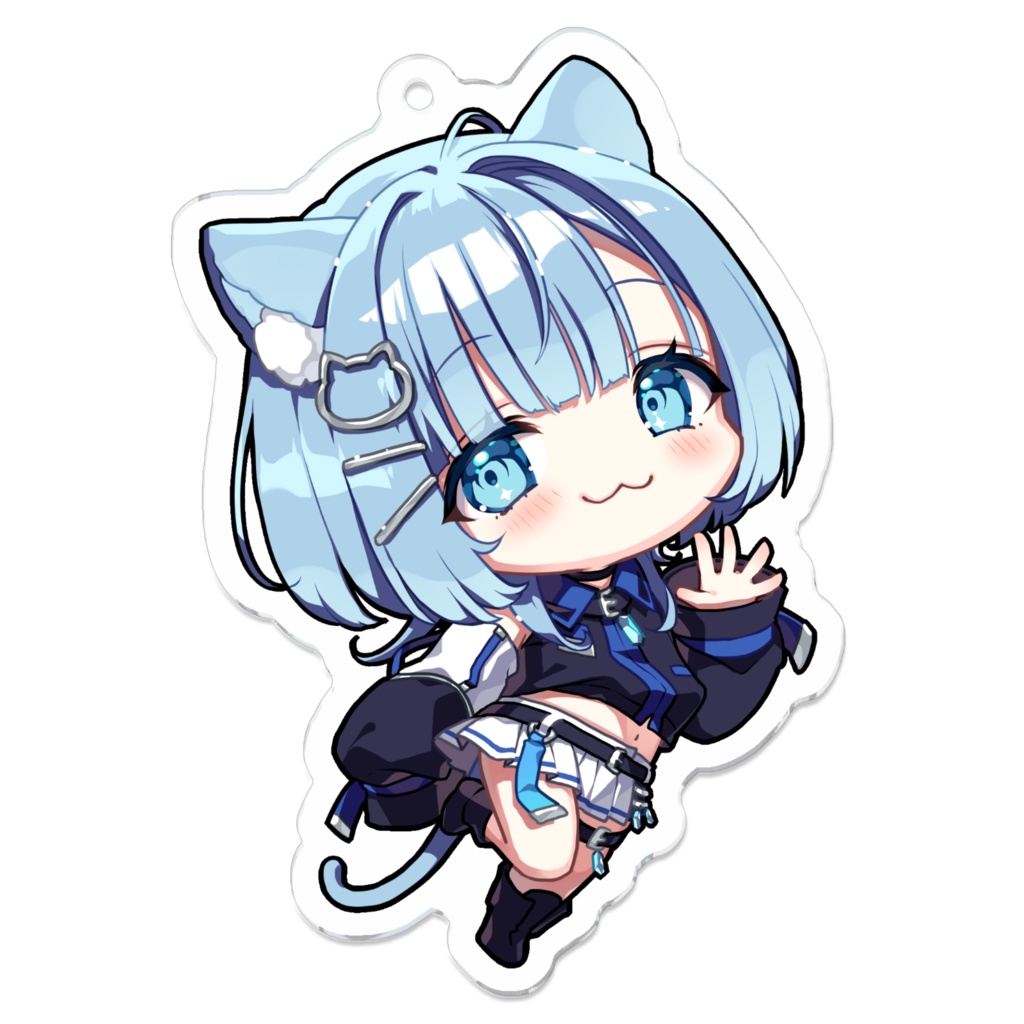 【アクリルキーホルダー】猫ノ瀬むぎ公式ミニキャラ【通常版】