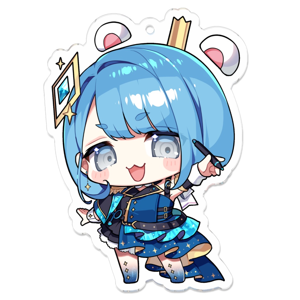 【アクリルキーホルダー】まさるドット子新モデル公式ミニキャラ【通常版】