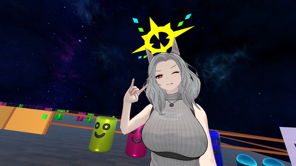 天使のわっか(VRC用アバター想定)