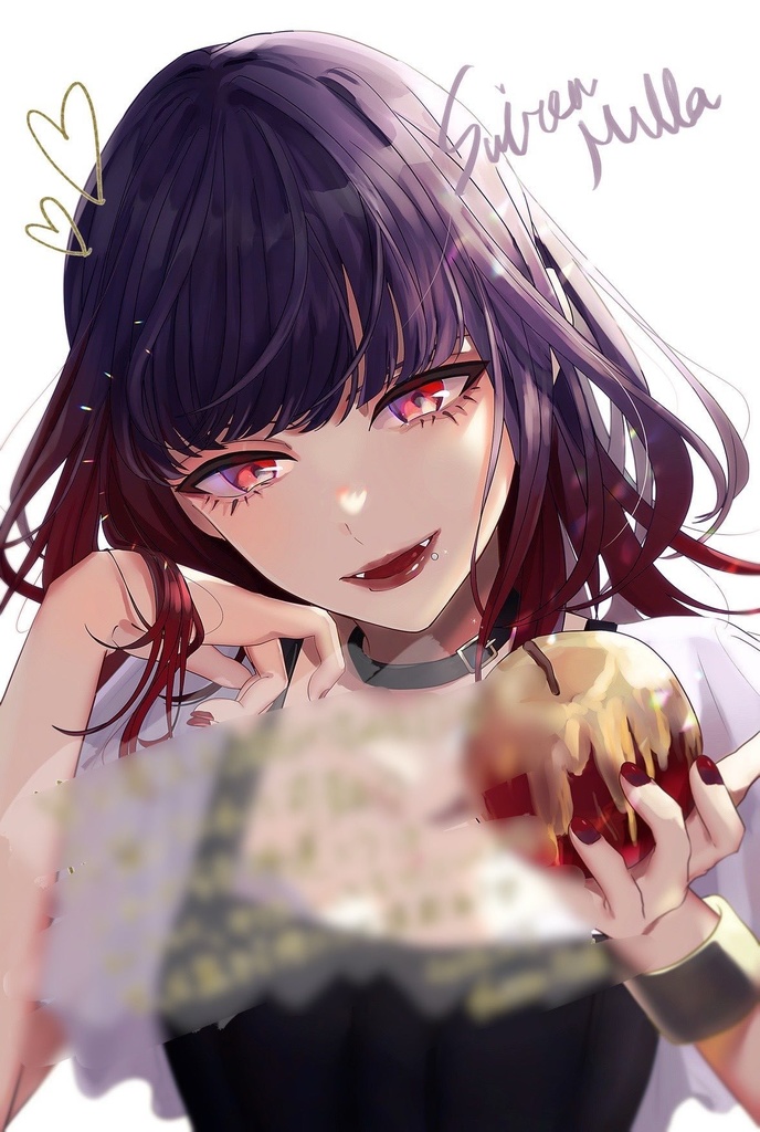 睡蓮ミラ🪦⚜️アクリルブロック(メッセージ付き画像付き)