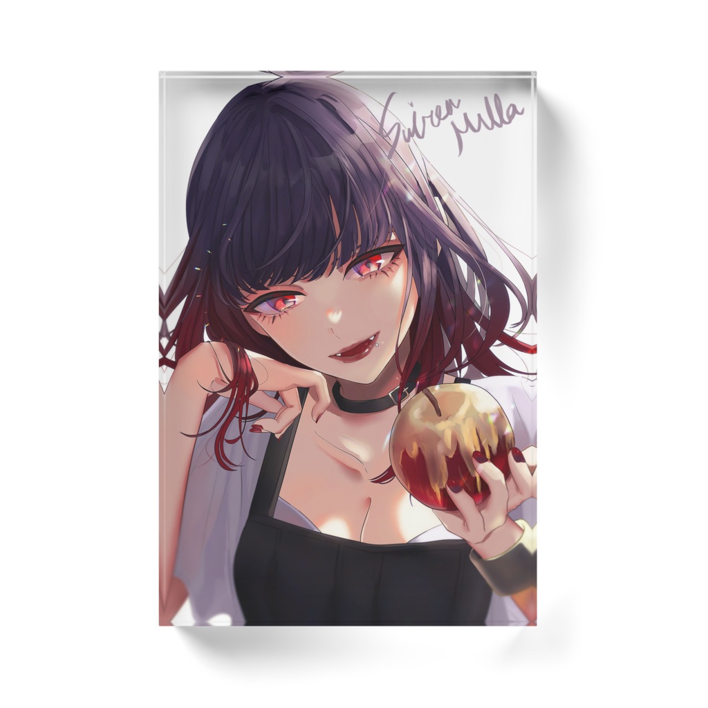 睡蓮ミラ🪦⚜️アクリルブロック(メッセージ付き画像付き)