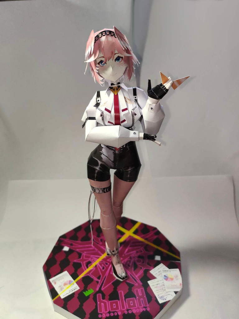 鷹嶺ルイ ペーパークラフト <二次創作品>