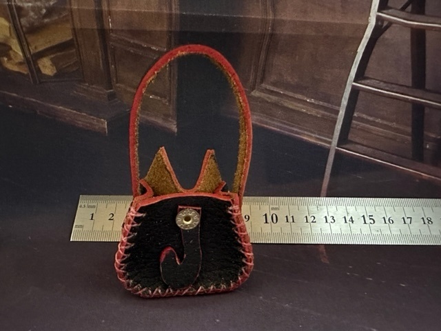 ドール用　ハンドメイド　本革　カバン　