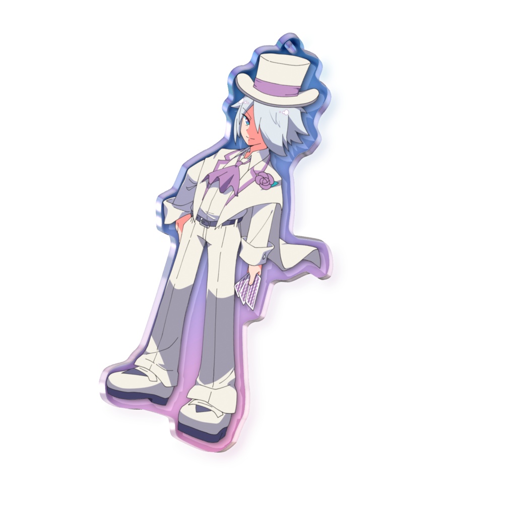 キザクズくんのオーロラアクリルキーホルダー