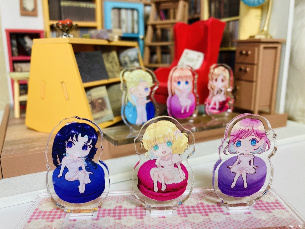 アンジェガールズ♡アクスタ（神鳥・梟組）