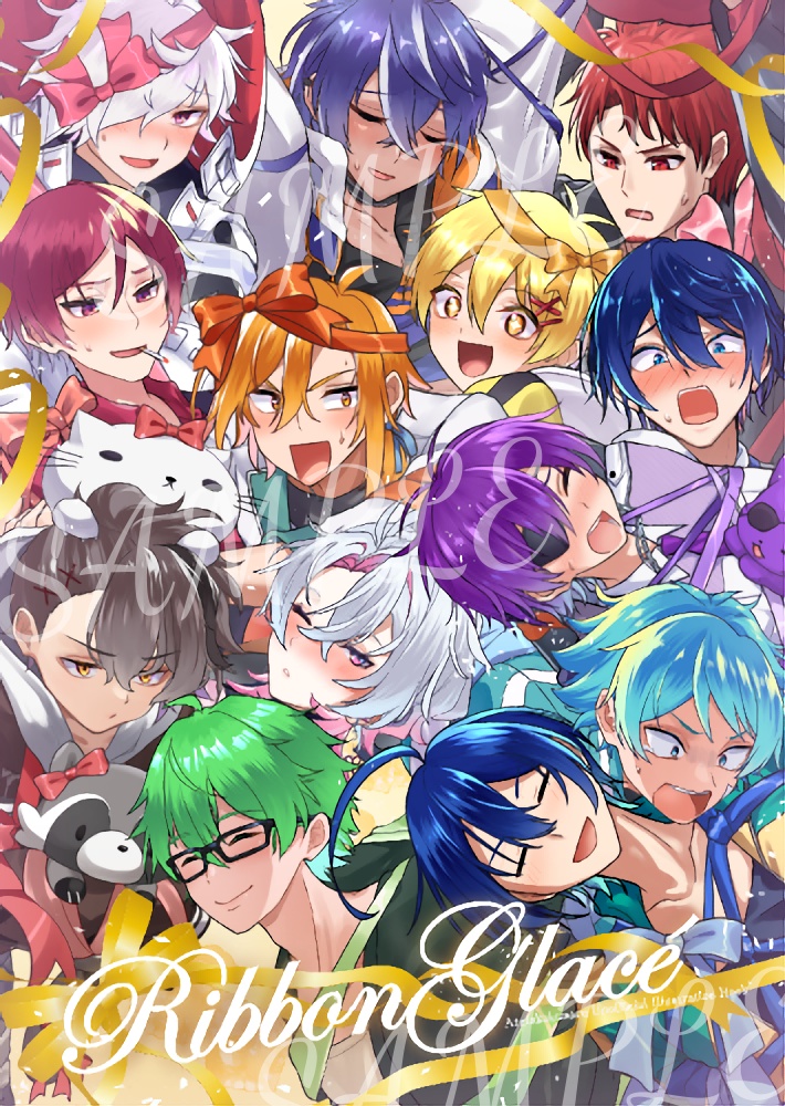 【在庫販売】【非公式】atnrリボン絵まとめ本「Ribbon glacé」
