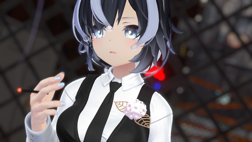 紫陽花の一輪飾り