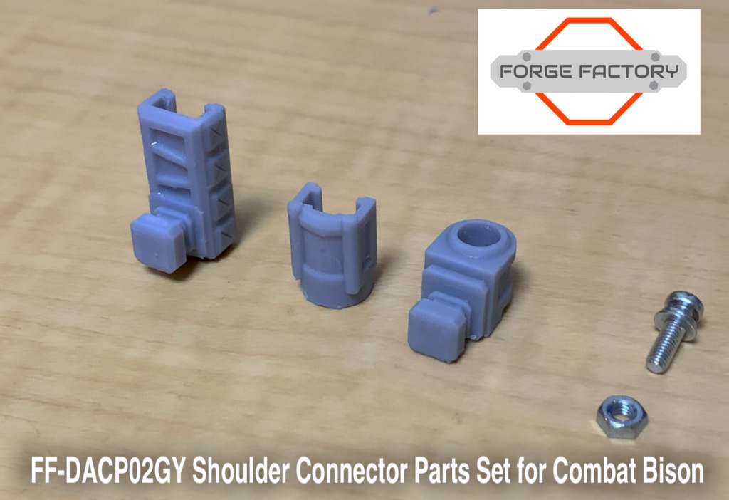 FF-DACP02GY Shoulder Connector Parts Set for Combat Bison