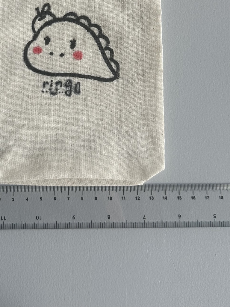 10月限定・直筆の巾着No,3 \ ringoart