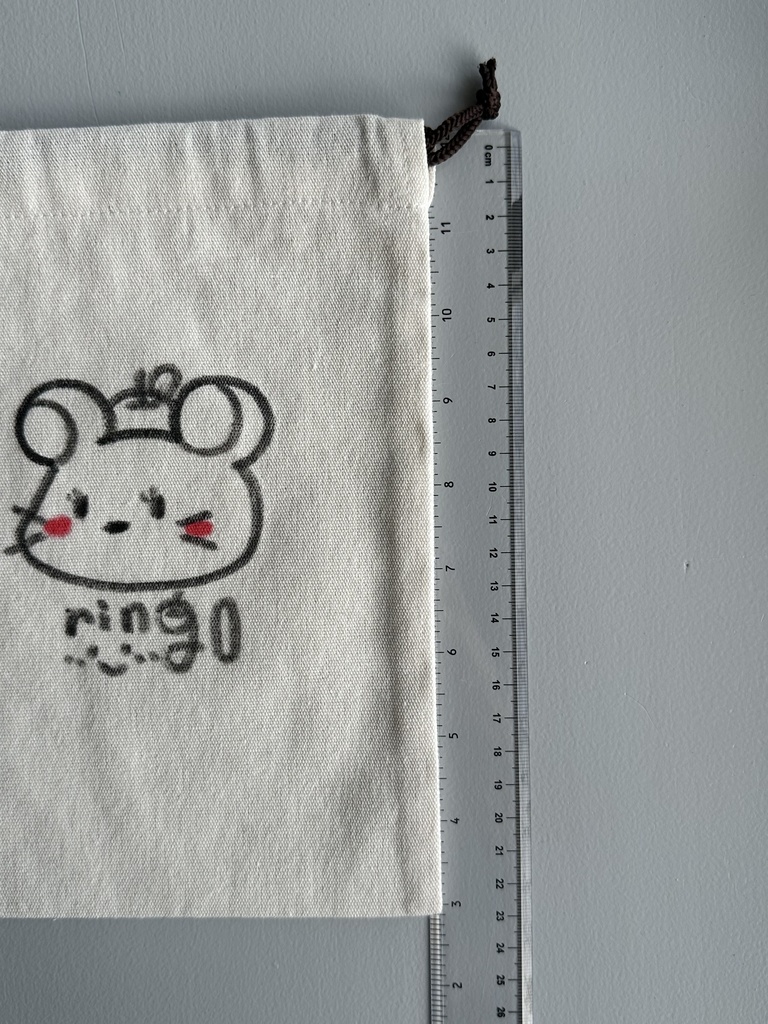 10月限定・直筆の巾着No,4 \ ringoart