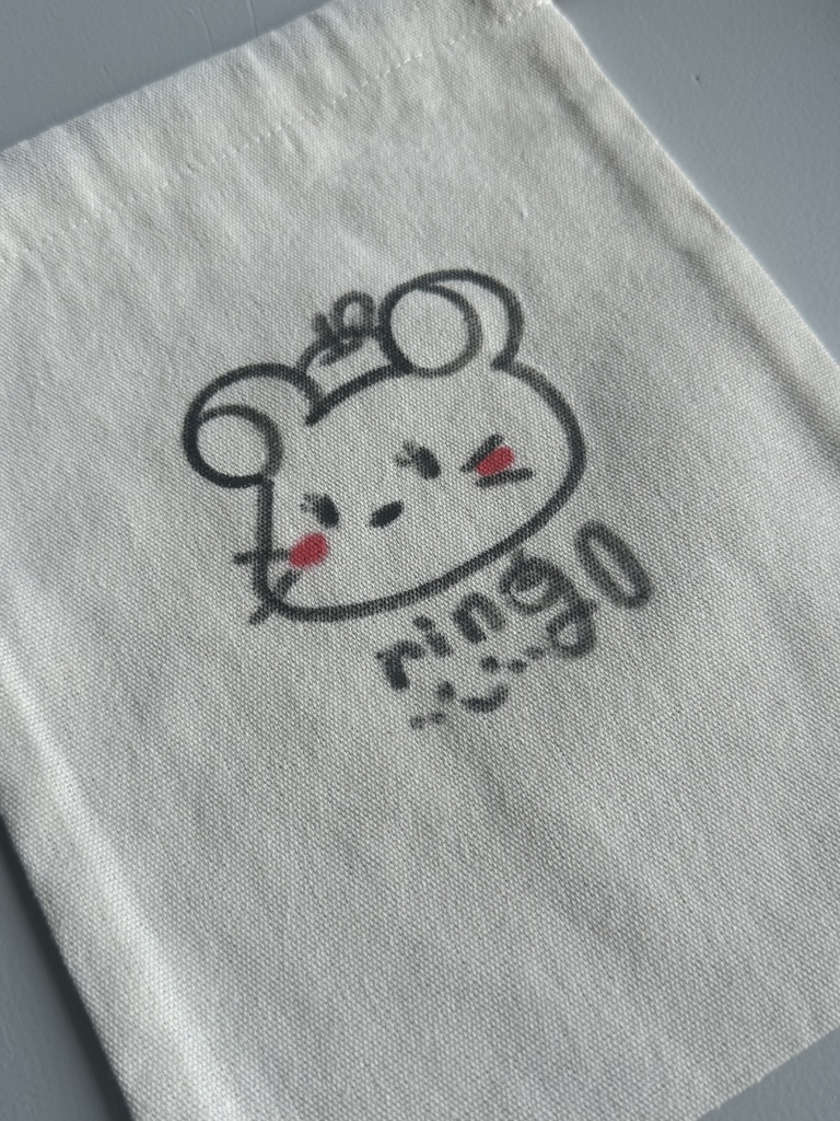 10月限定・直筆の巾着No,4 \ ringoart