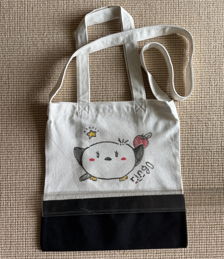 10月限定・直筆トートバッグNo,6 \ ringoart