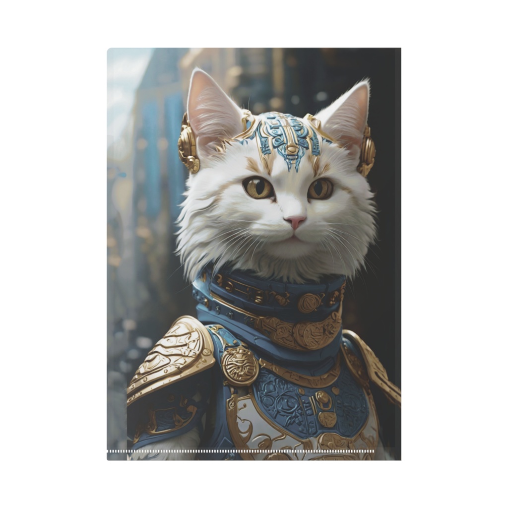 蒼猫族の猫神様 戦士1 クリアファイル