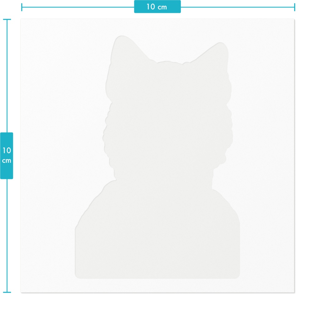 蒼猫族の猫神様 戦士1 お守りステッカー