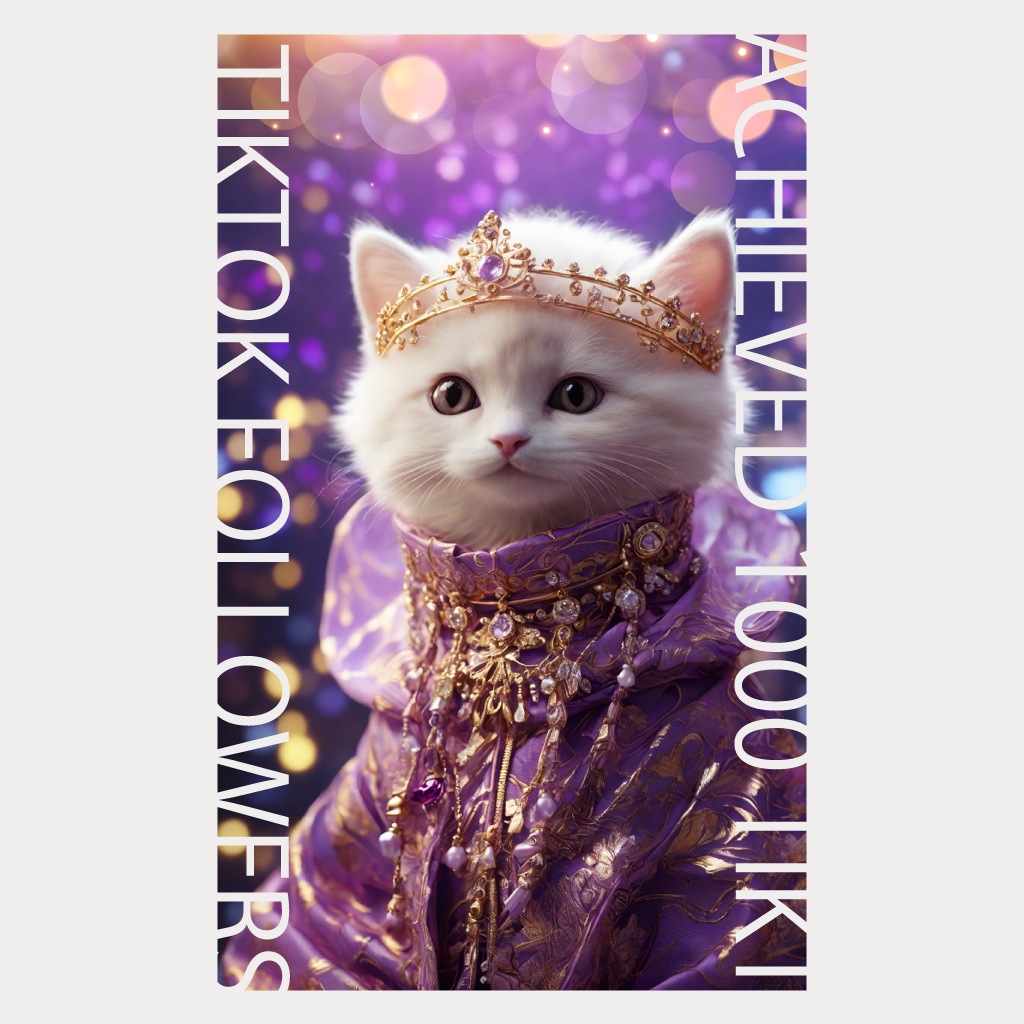 【無料配布】紫猫族の猫神様 神様1 スマホ壁紙