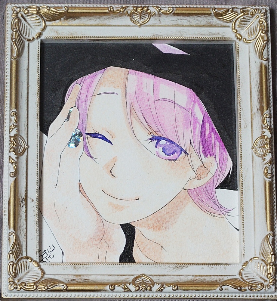 1/4サイズ・カラー色紙　PINK