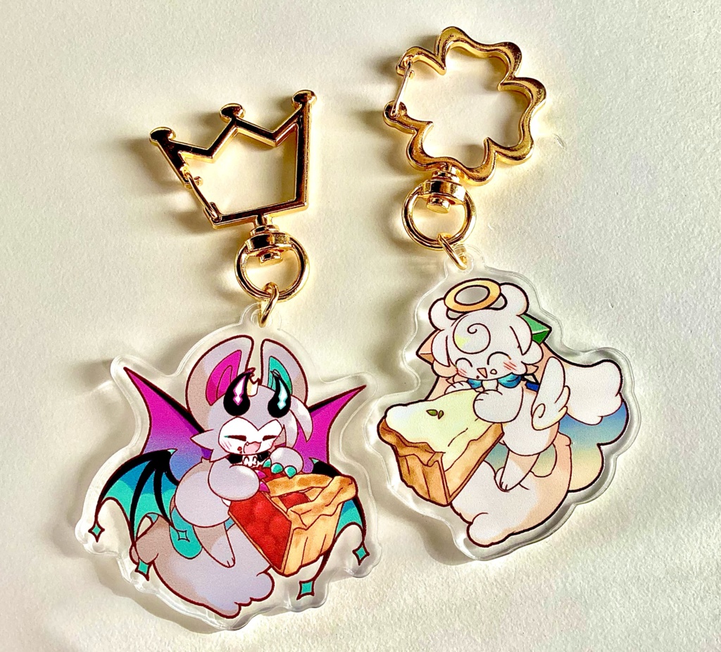 【アクリルキーホルダー】でびるん＆クピャドエル