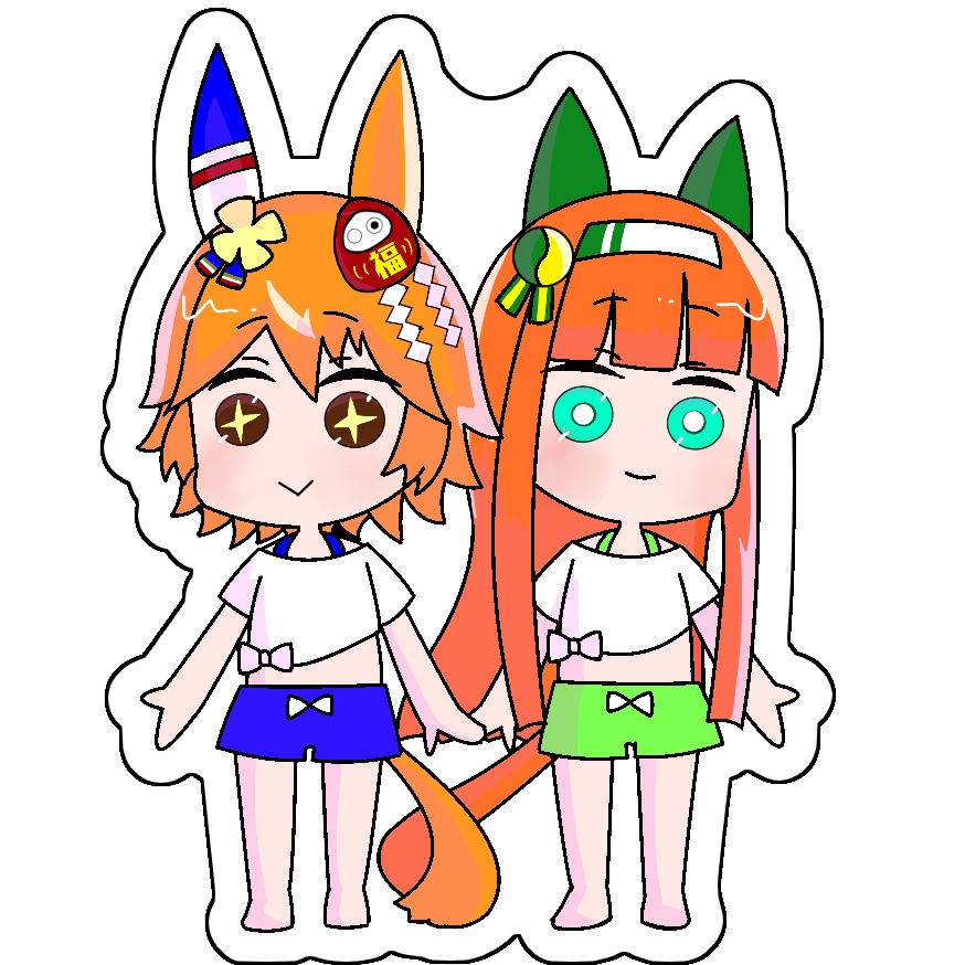 スズフク フクスズ アクリルキーホルダー