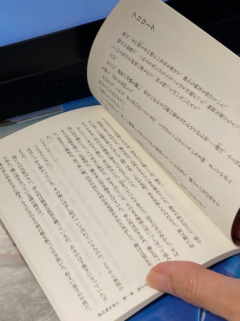 ファンタジー小説『風は遠き地に 1』(紙本)