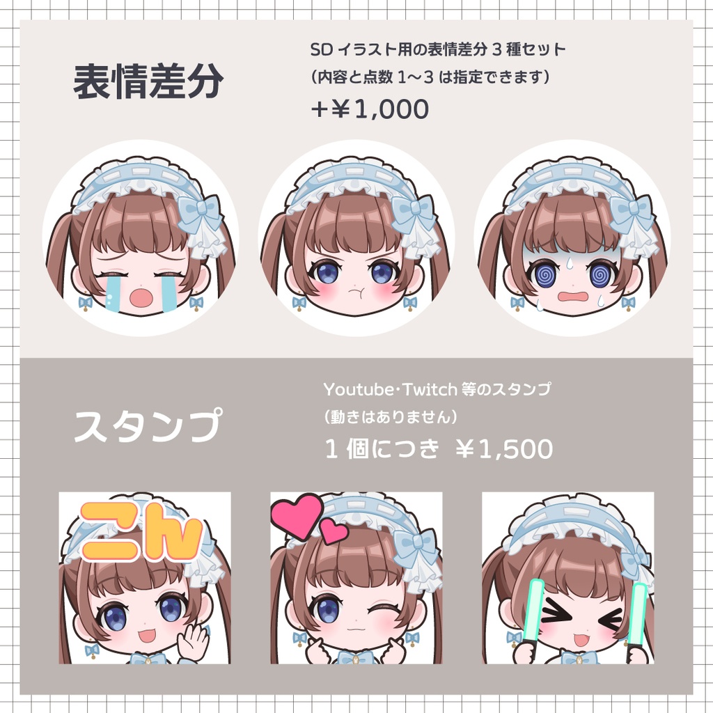 可愛いミニキャラ(SD・デフォルメ)イラストオーダー