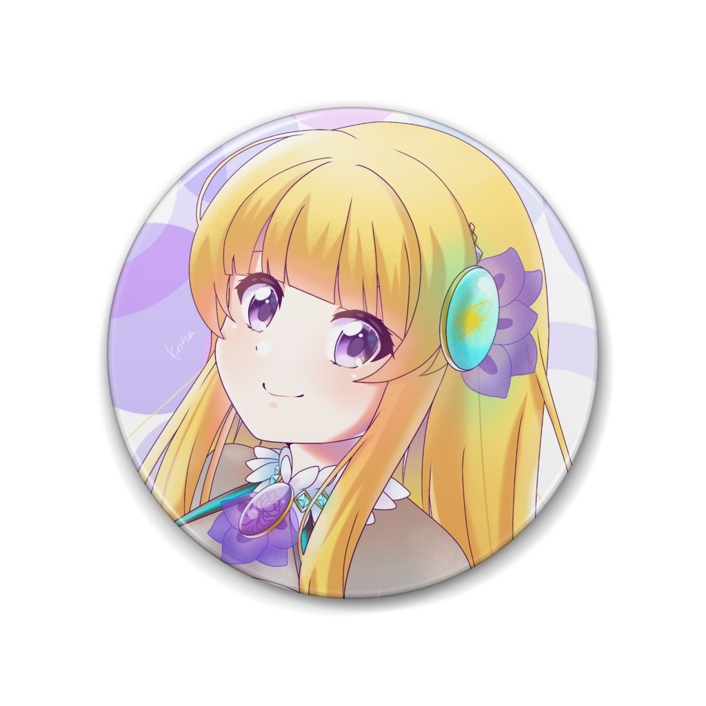 【フローラ】楓✳缶バッジ