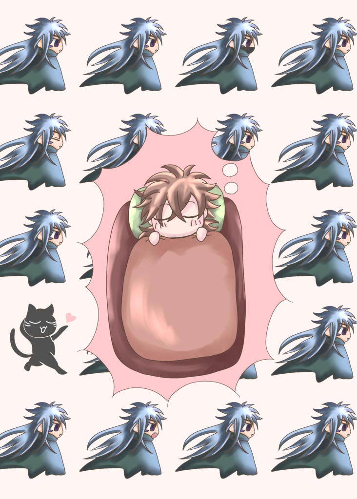 【紙本】底無し黒のまなこには④