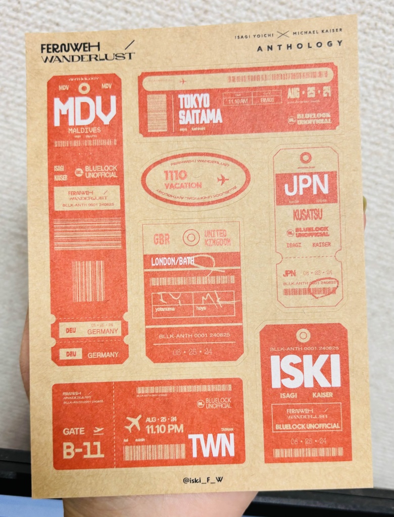 【F/W】ステッカーセット