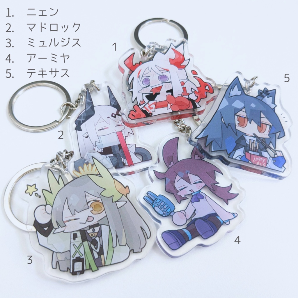 アクリルキーホルダー